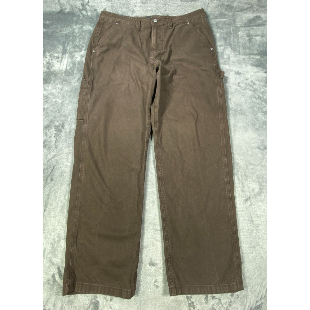 Aeropostale Baggy Carpenter Pants Mens Large‎ 36x29 Brown Utility Grunge Skater